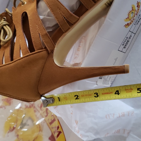 West Blvd New SADE Gladiator High Heels Caged Lace Up Pumps Platform Shoes Sexy! - Picture 12 of 16